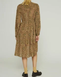 Femme Swildens Robes^Robe Ezia imprimée beige