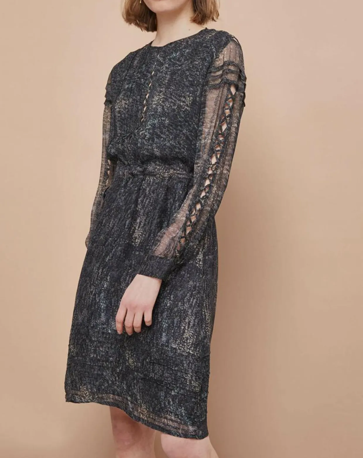 Robe Frances granit encre-Mare di Latte Sale