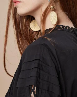 Femme Mare di Latte Robes^Robe Francesca noire