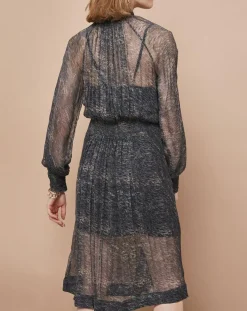Femme Mare di Latte Robes^Robe Giulietta granit encre