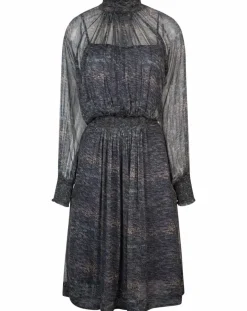 Femme Mare di Latte Robes^Robe Giulietta granit encre