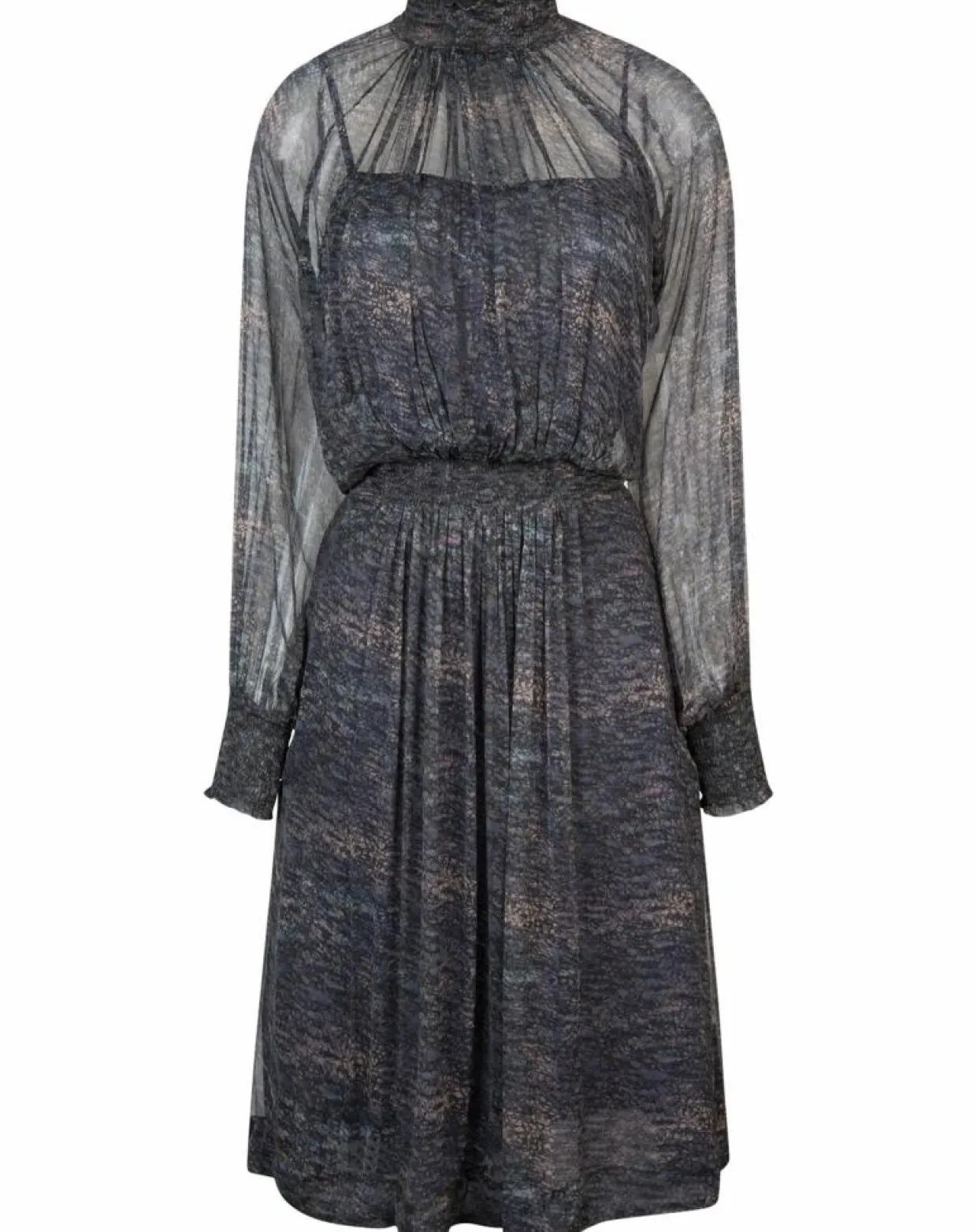 Femme Mare di Latte Robes^Robe Giulietta granit encre