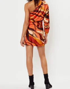 Robe impimée Camille orange-See u Soon Discount