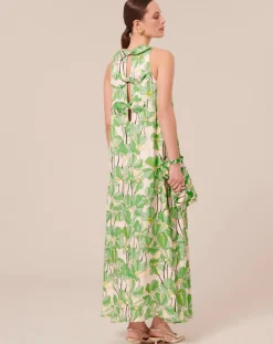 Femme Tara Jarmon Robes^Robe imprimé à fleurs verte