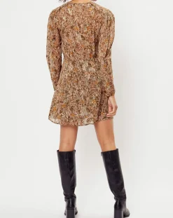 Femme See u Soon Robes^Robe imprimée Alexa rose/marron