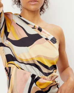 Robe imprimée Camille grise-See u Soon Best