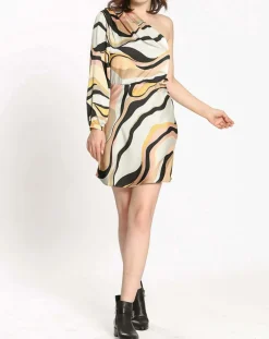 Robe imprimée Camille grise-See u Soon Best
