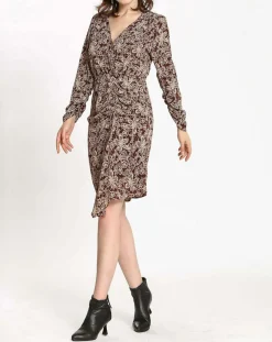 Femme See u Soon Robes^Robe imprimée floral Luna bordeaux
