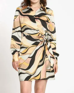 Robe imprimée Margot grise-See u Soon Sale