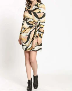 Robe imprimée Margot grise-See u Soon Sale