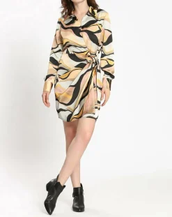 Robe imprimée Margot grise-See u Soon Sale