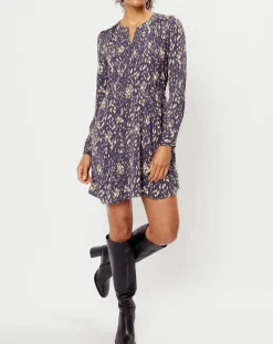 Femme See u Soon Robes^Robe imprimée Sarah bleue