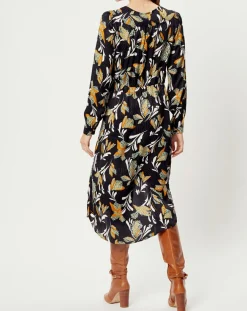 Femme See u Soon Robes^Robe imprimée Solène noire