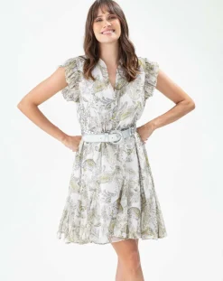 Femme Indies Robes^Robe Inu cachemire argente