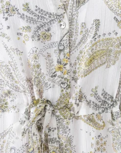 Femme Indies Robes^Robe Inu cachemire argente