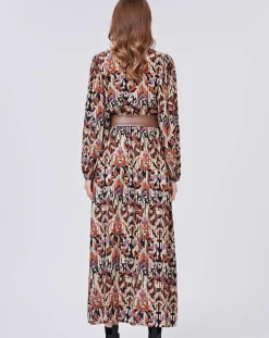 Robe Iris imprimée brique/multicolore-See u Soon Online