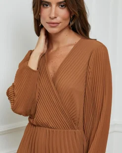 Femme Alice & Charlotte Robes^Robe Jade camel