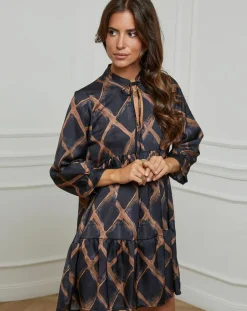 Robe Jade noire-Alice & Charlotte Clearance