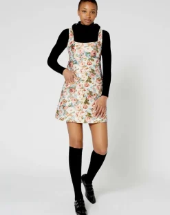 Femme Manoush Robes^Robe Jardin d'Hiver print écru/multicolore