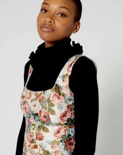 Femme Manoush Robes^Robe Jardin d'Hiver print écru/multicolore