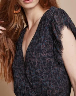 Femme Mare di Latte Robes^Robe Java desert bleu nuit
