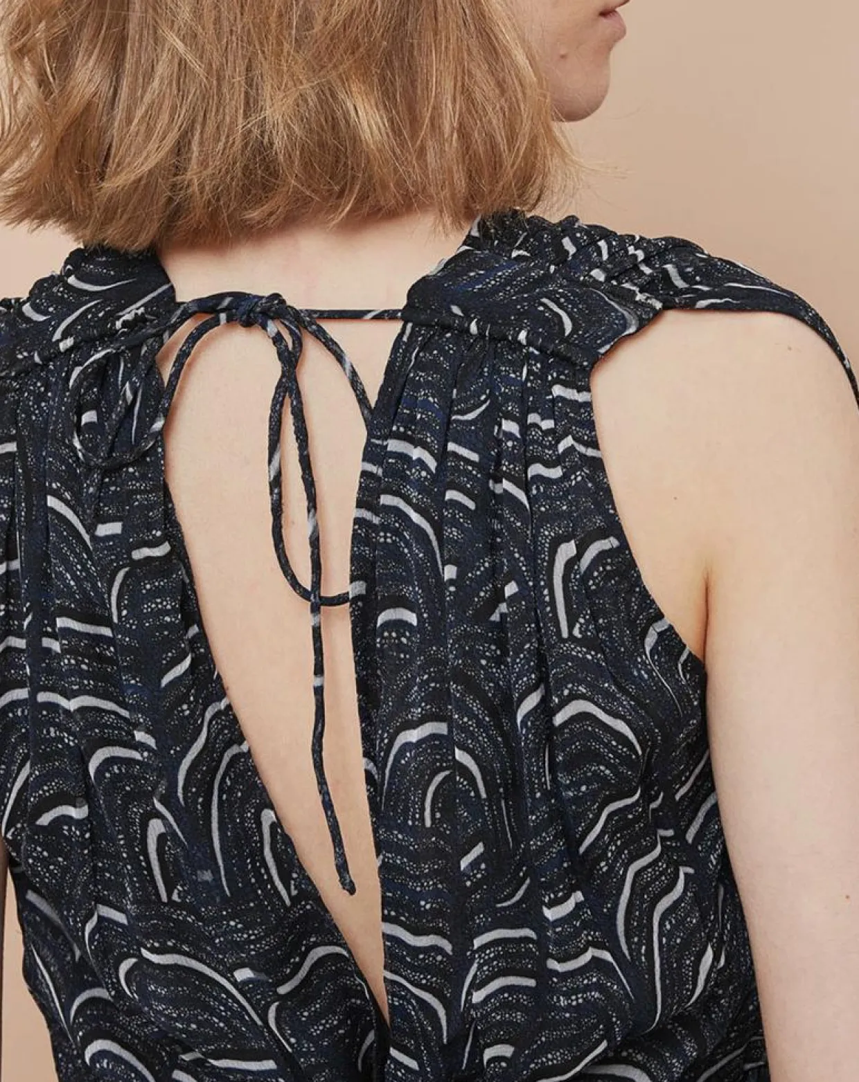 Robe Josepha vague bleue-Mare di Latte Discount