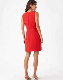Femme Bleu Blanc Rouge Robes^Robe Kimi terre de sienne