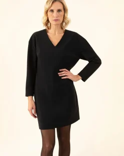 Robe Laetitia noire-Indies Outlet