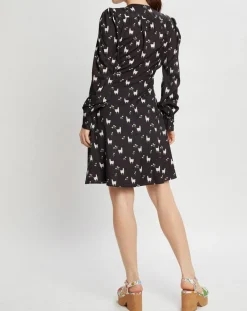 Femme Manoush Robes^Robe Lama imprimée noire