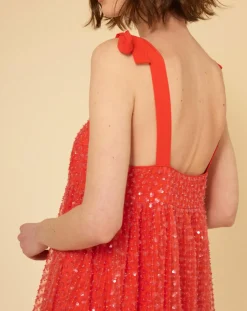 Femme Manoush Robes^Robe longue Baby Flower coquelicot