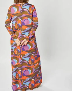 Femme Manoush Robes^Robe longue Caftan Purple Country Pop lilas