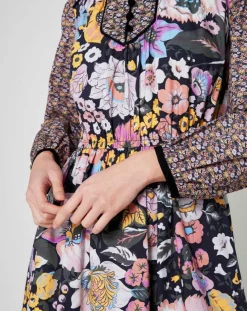 Robe longue Carnaby mix print-Manoush Outlet