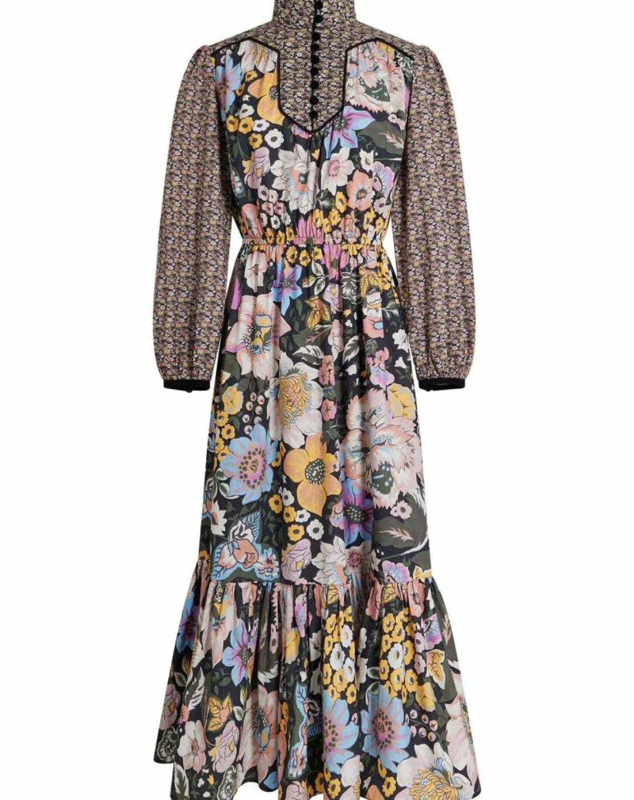 Robe longue Carnaby mix print-Manoush Outlet