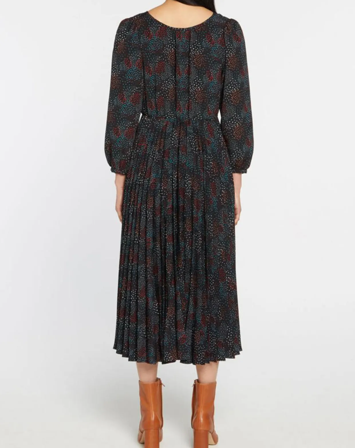 Femme Galeries Lafayette Robes^Robe longue et plissée Gaia noire