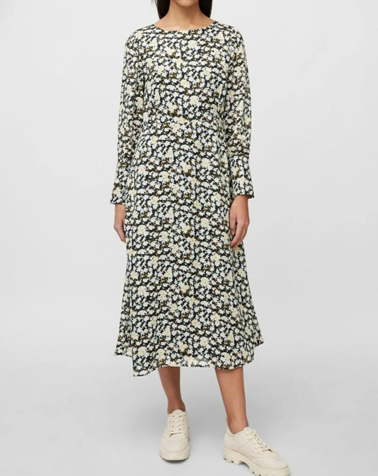 Robe longue fleurie multicolore-Marc O'Polo Outlet