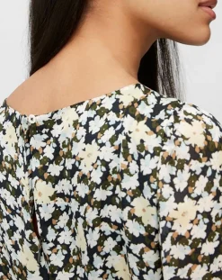 Robe longue fleurie multicolore-Marc O'Polo Outlet