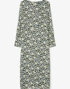 Robe longue fleurie multicolore-Marc O'Polo Outlet