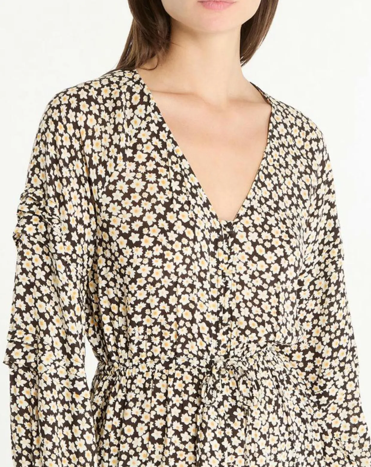 Robe longue Good Today Daisy Print multicolore-Billabong Outlet