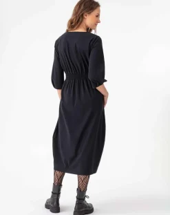 Robe Longue Miranda noire-Indies Sale