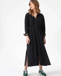 Femme Indies Robes^Robe Longue Rhea noire