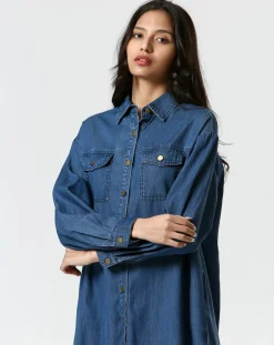 Femme The Korner Robes^Robe Lucie bleue