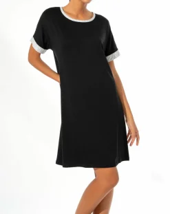 Femme Mare Robes^Robe manche courte noire
