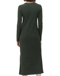 Robe manches longues Col Rond Maille Milano vert foncé-Marc O'Polo Hot