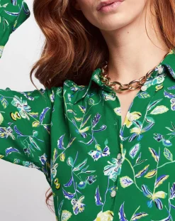 Robe Mantra poppy vert-An'ge Clearance