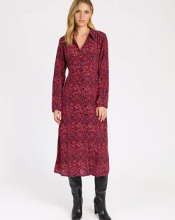 Femme An'ge Robes^Robe Mantry livia bordeaux