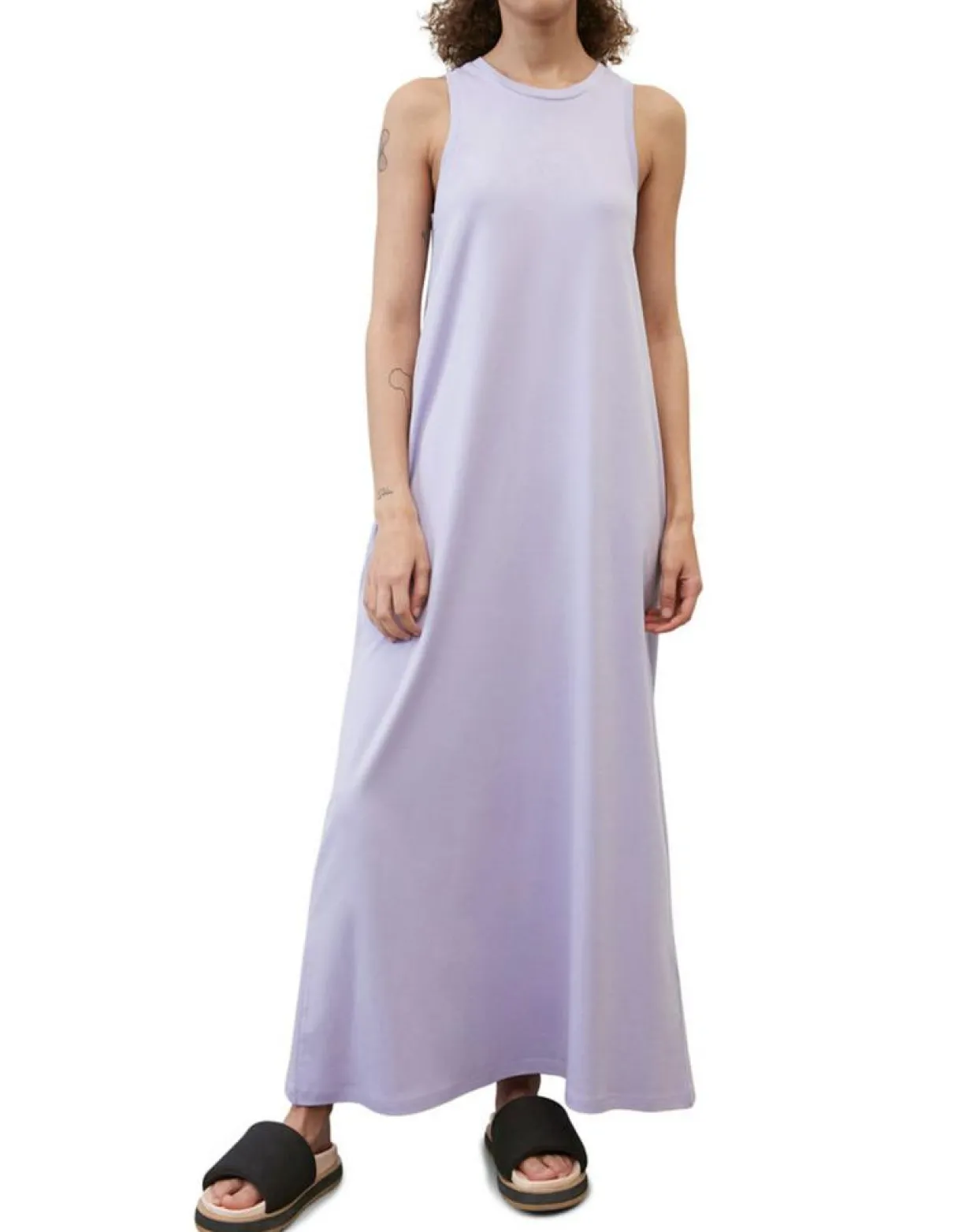 Femme Marc O'Polo Robes^Robe maxi violet clair