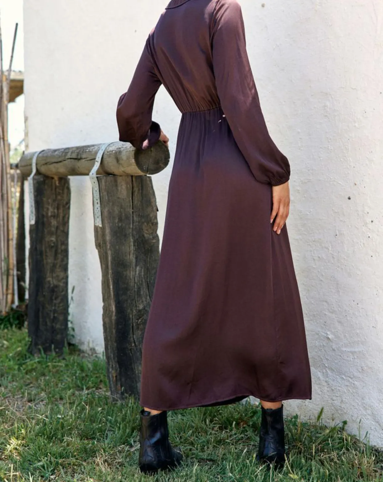 Robe Mayfair raisin-Lauren Vidal Outlet
