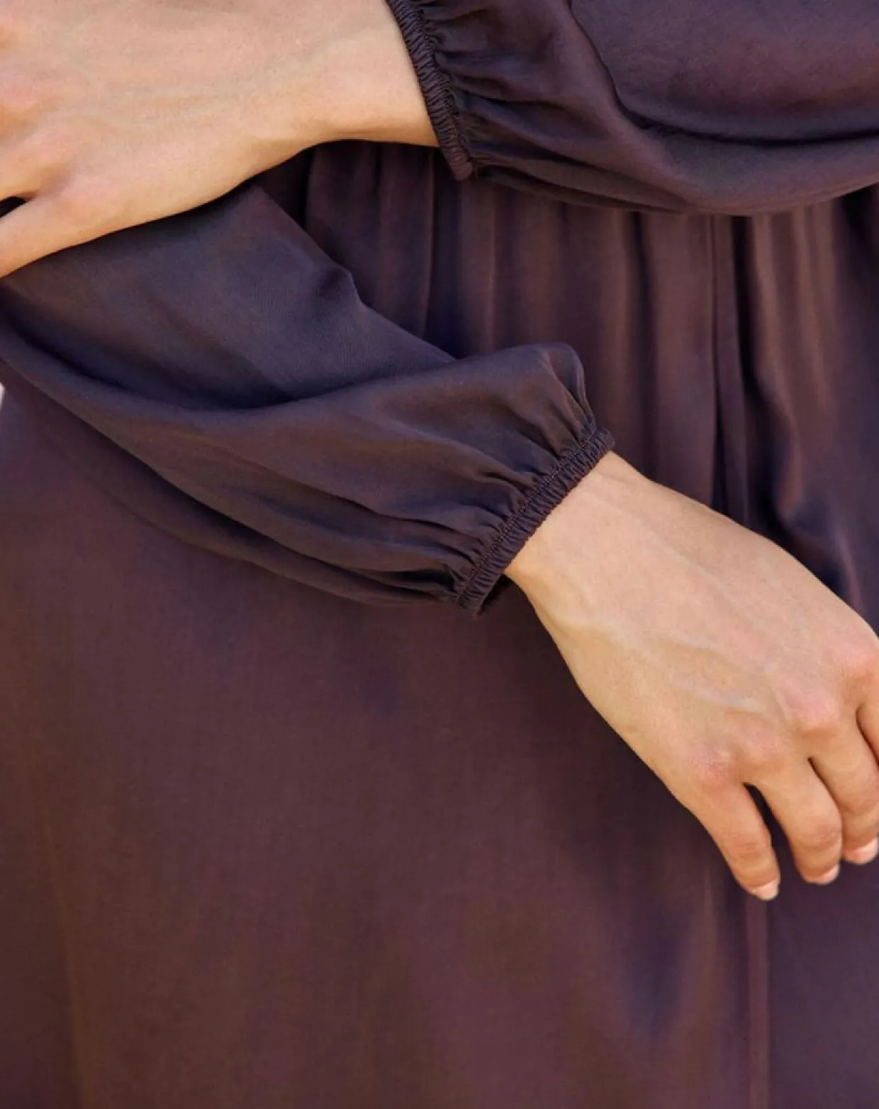 Robe Mayfair raisin-Lauren Vidal Outlet