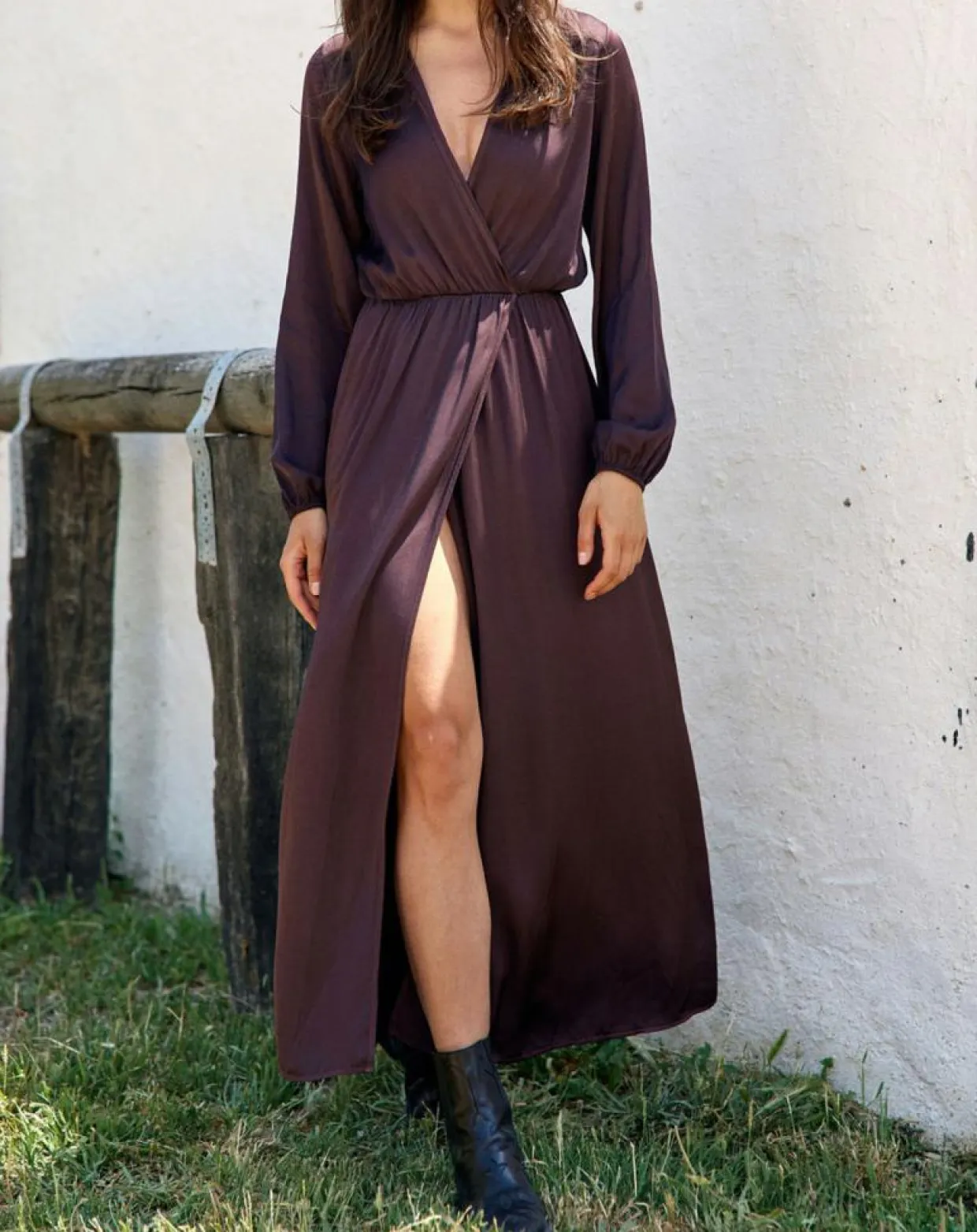 Robe Mayfair raisin-Lauren Vidal Outlet