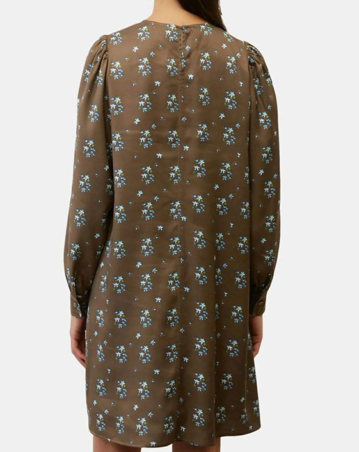 Femme Marc O'Polo Robes^Robe medium imprimée marron